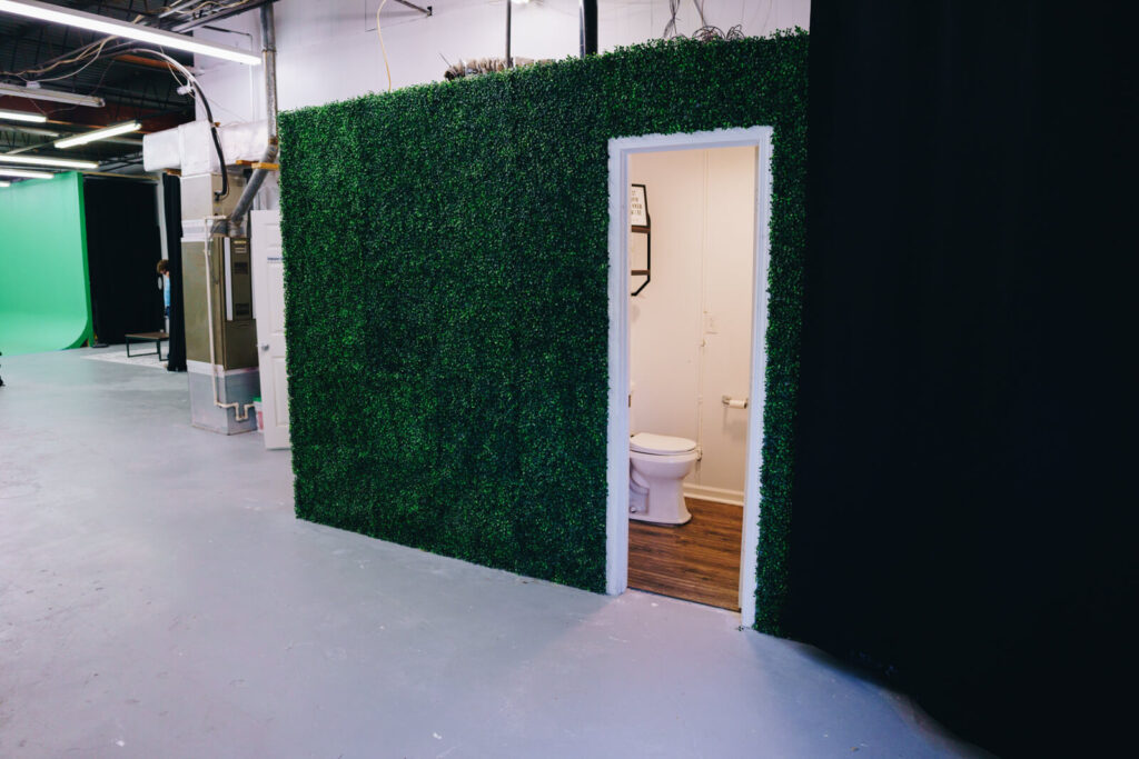 Altanta studio space rental with bathroom